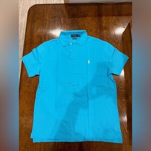 Ralph Lauren Men's Turquoise Polo Shirt